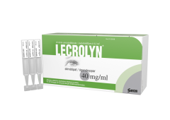 LECROLYN silmätipat, liuos, kerta-annospakkaus 40 mg/ml 60 x 0,2 ml