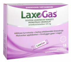 Laxogas 125 mg rakeet  18 annospussia